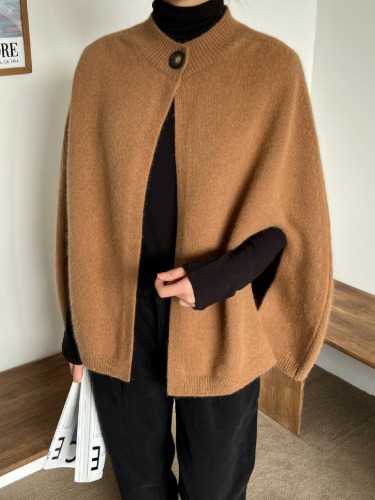 Fox Notting Hill Poncho Cloak Fine Merino Wool