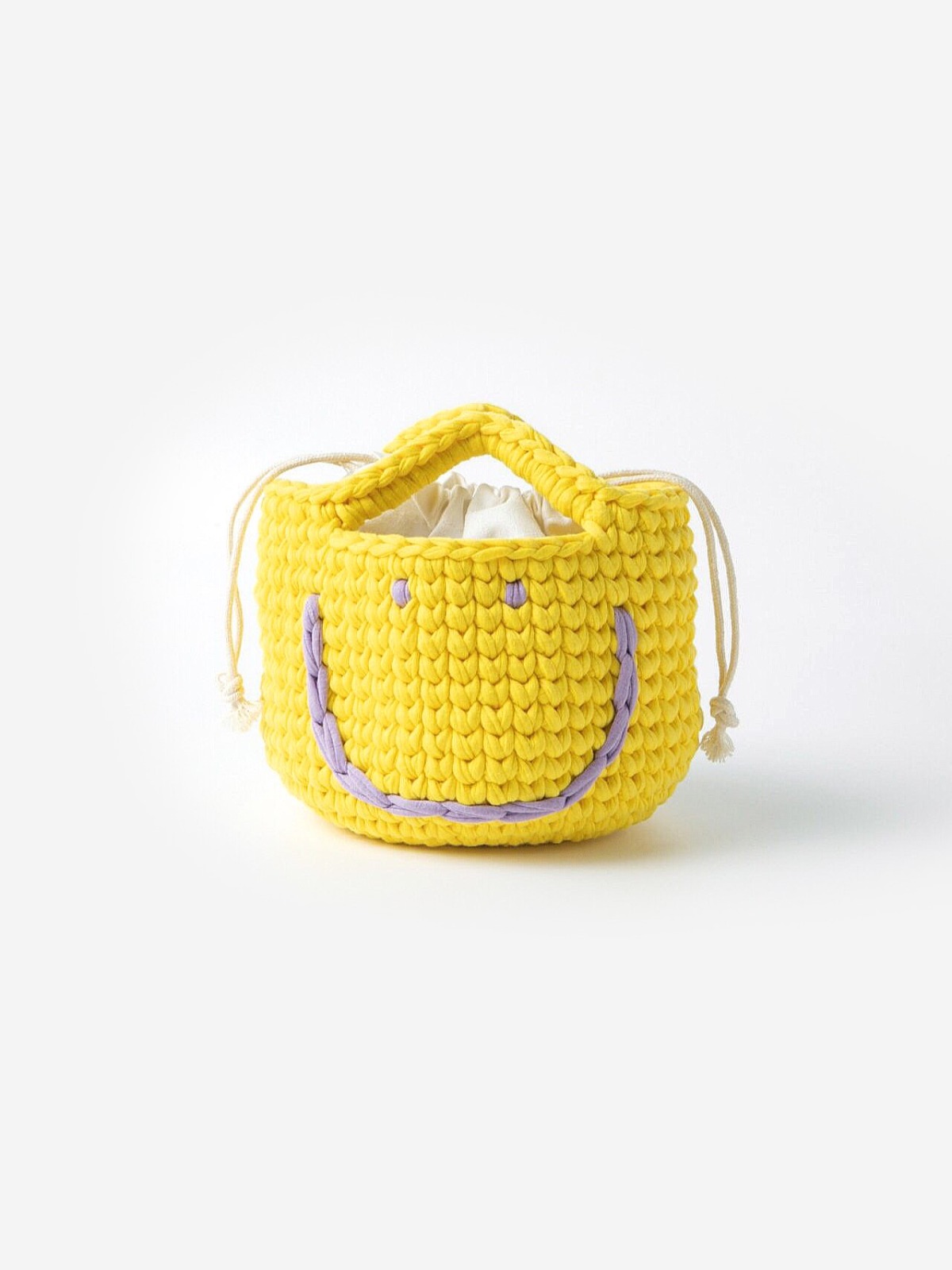 Smile Mini Hand Knit Bag