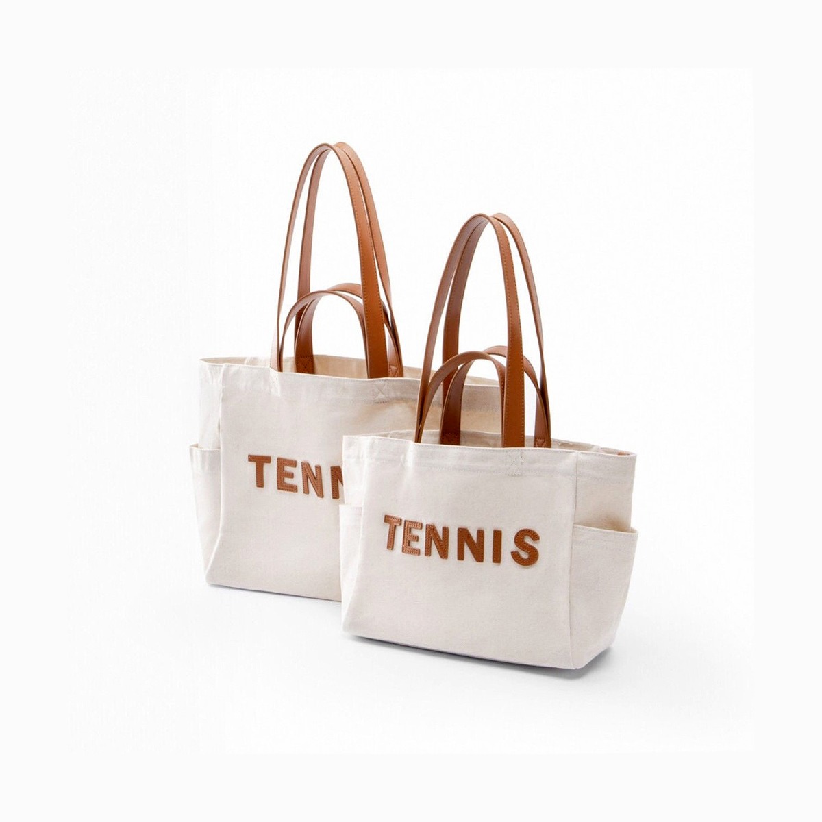 Tennis Eco Bag Cotton Canvas Bags 2 Types