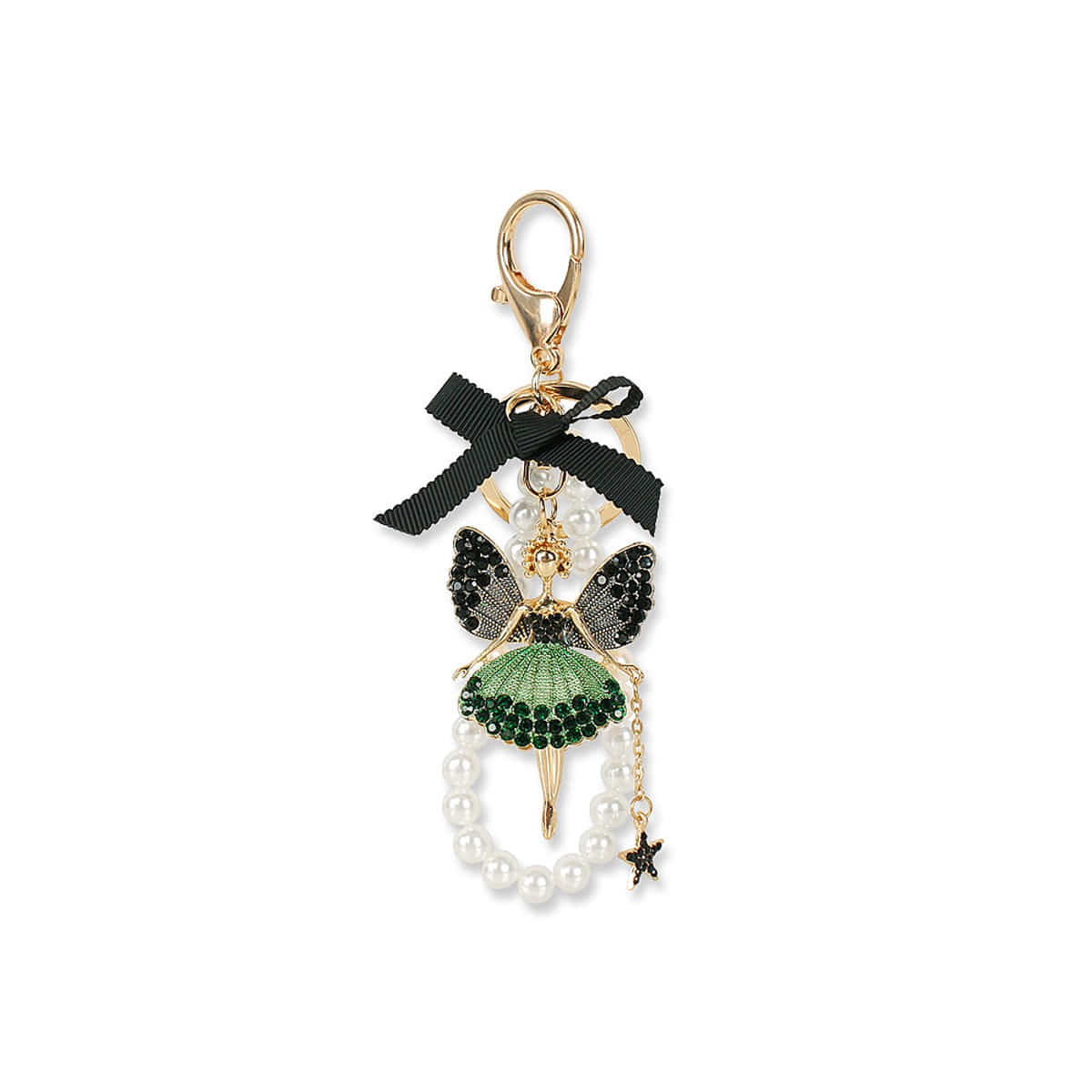 Tinker Bell Pearl Keyring Bag Charm Decorations BBAC20-018