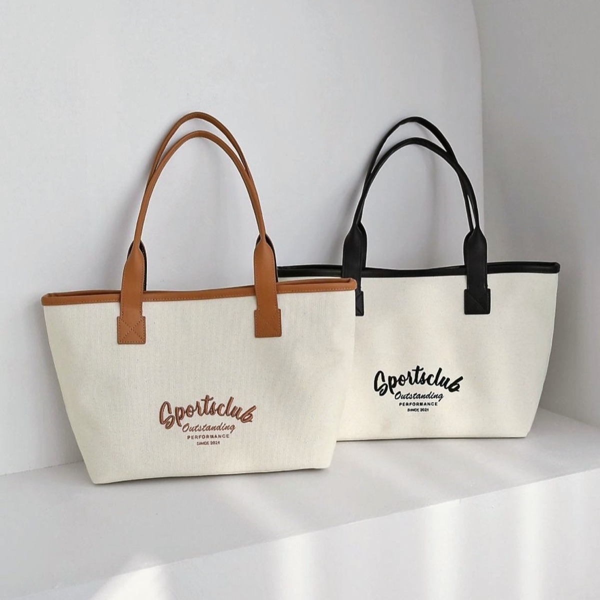 Club Shopper Bag Shoulder Bag Domestic Produced Canvas Bag